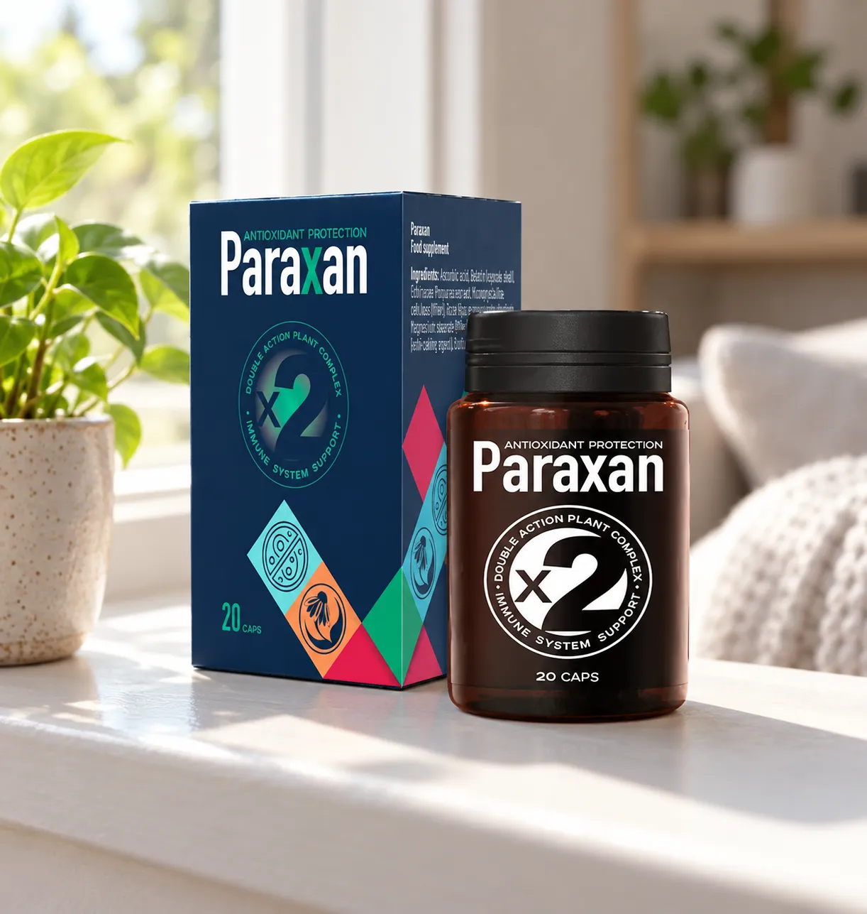 Paraxan — la confezione nella vita quotidiana