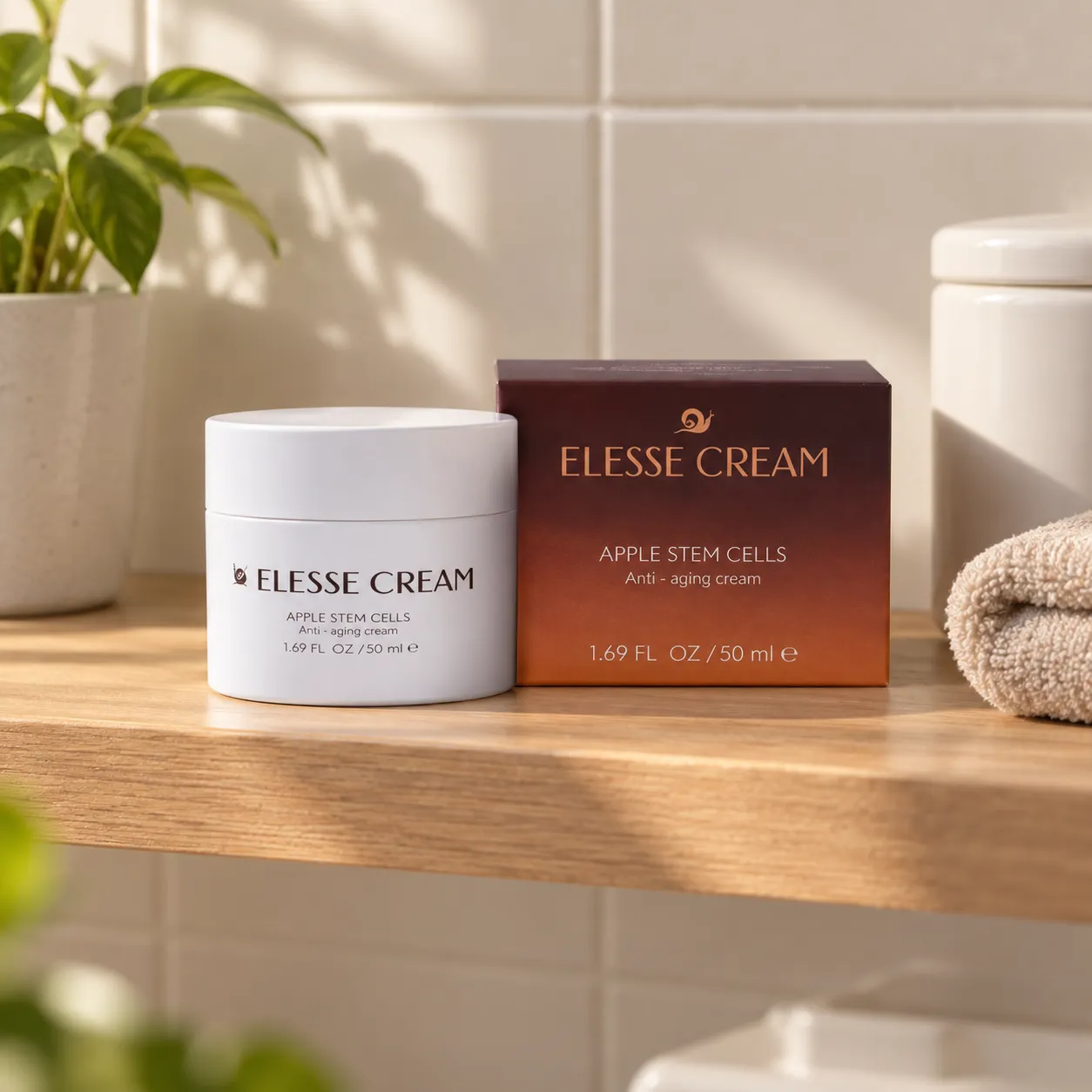 Elesse Cream — la confezione nella vita quotidiana