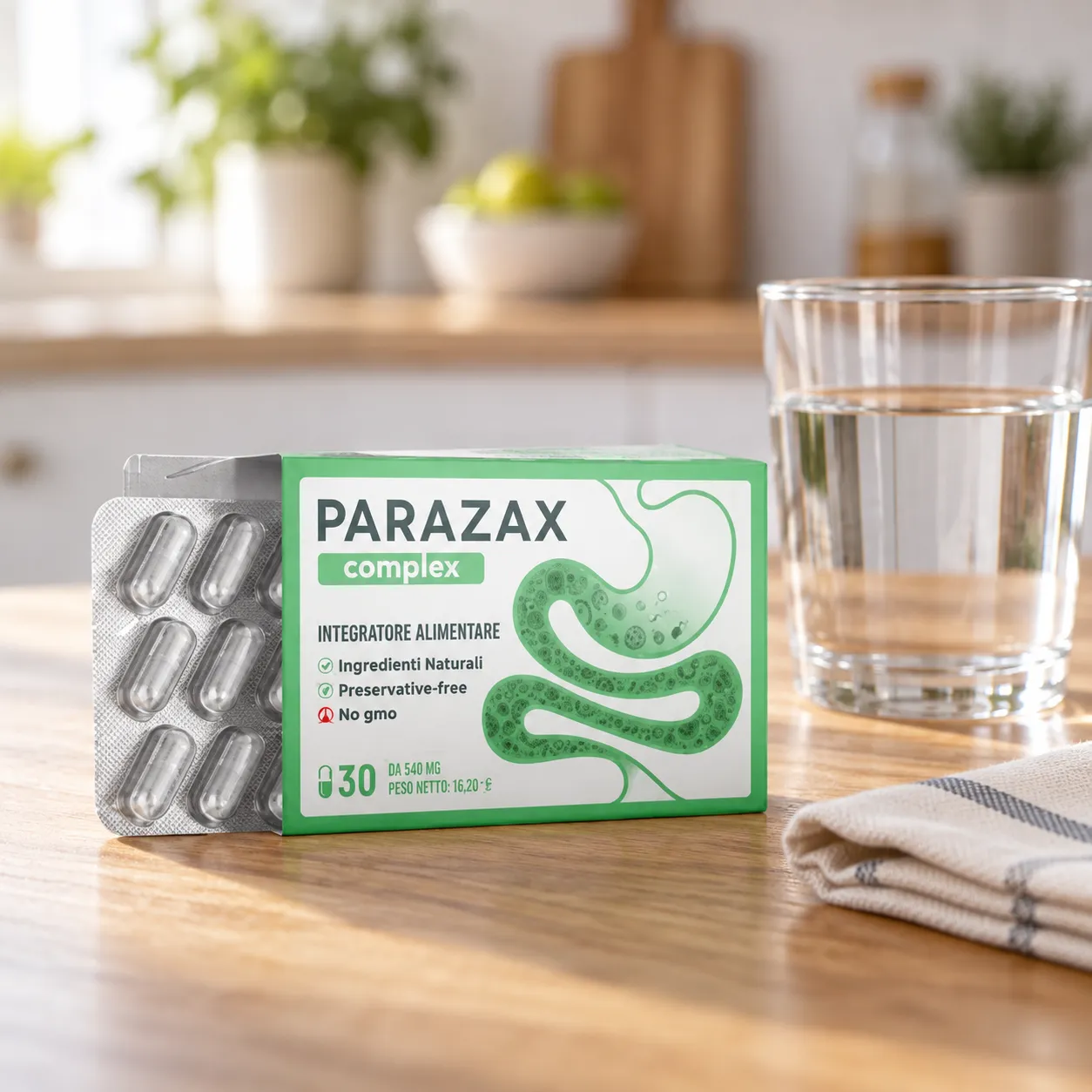 Parazax Complex — la confezione nella vita quotidiana