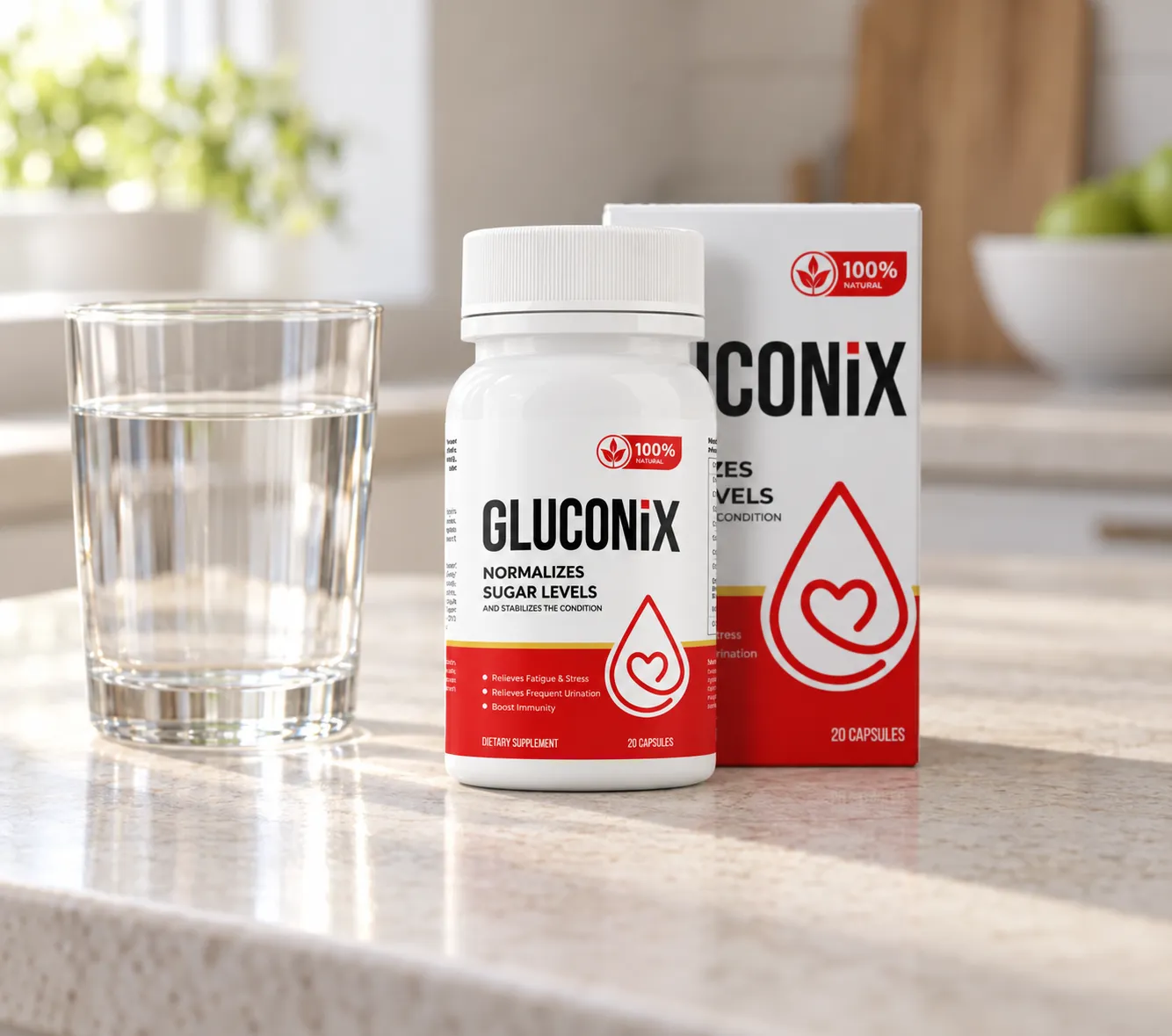Gluconix — la confezione nella vita quotidiana