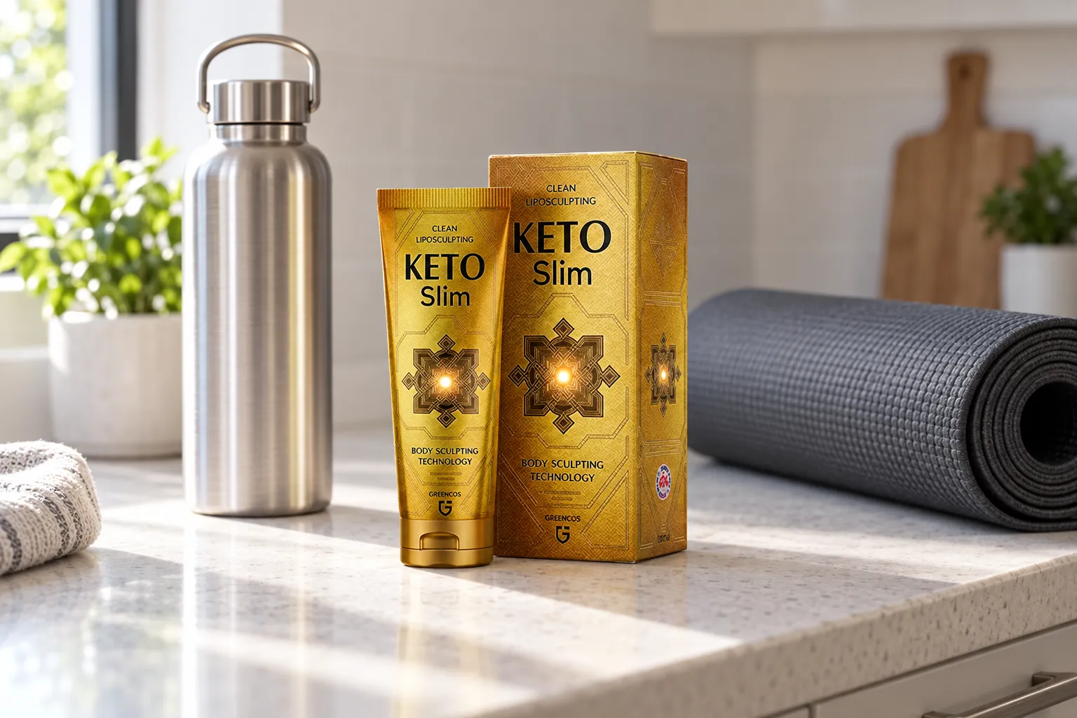 KetoSlim cream — la confezione nella vita quotidiana